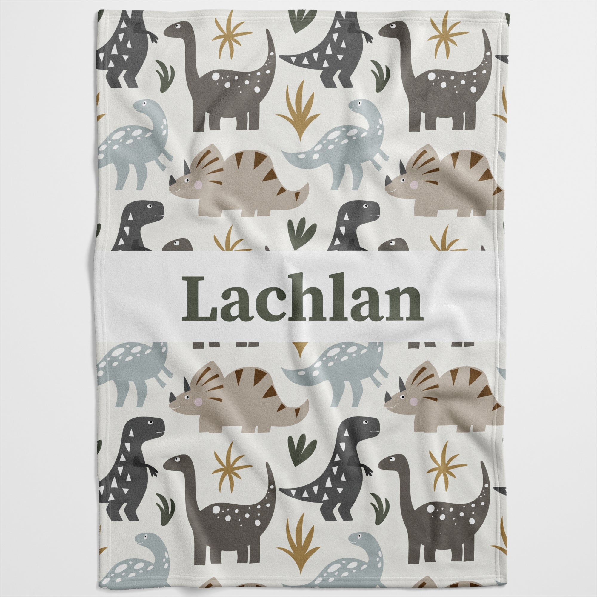 Personalised dinosaur best sale blanket