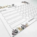 Earthy Nature Reward Chart