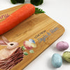Personalised Easter Printed Bamboo Serving Board