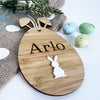 Personalised Bunny Ears 3D Bamboo Name Tags