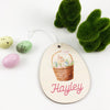Watercolour Wooden Easter Name Decoration (4 designs)