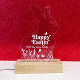 Easter Bunny Shaped Personalised Night Light