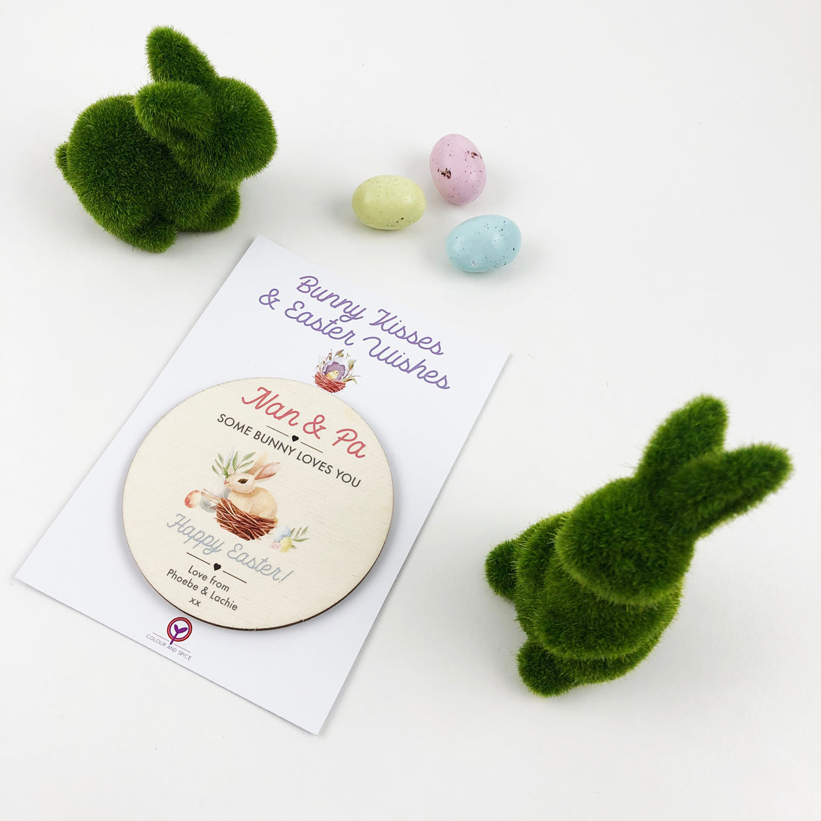 Personalised Easter Magnetic Token