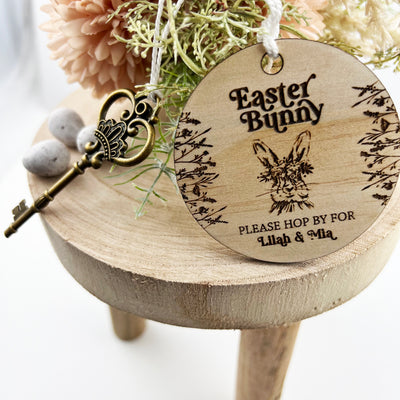 Personalised Vintage Easter Key & Keyring