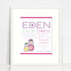 Eden Image Birth Chart Print