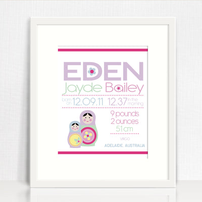 Eden Image Birth Chart Print