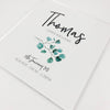 Eucalyptus Branch Personalised Light Frame