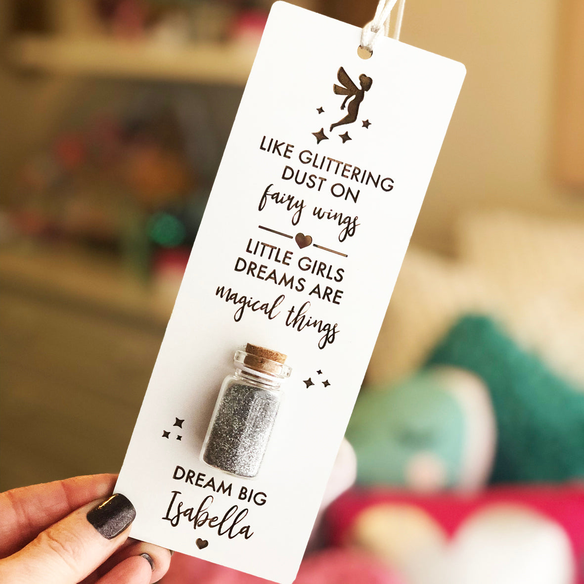 Fairy Dust Personalised Wall Hanging