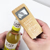 Father Figure Personalised Wooden Bottle Opener