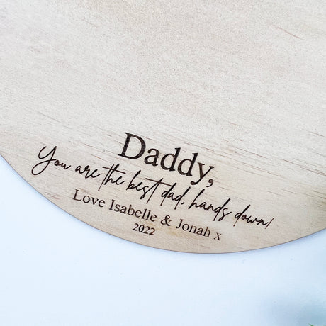 Hands Down DIY Handprint Personalised Wall Hanging