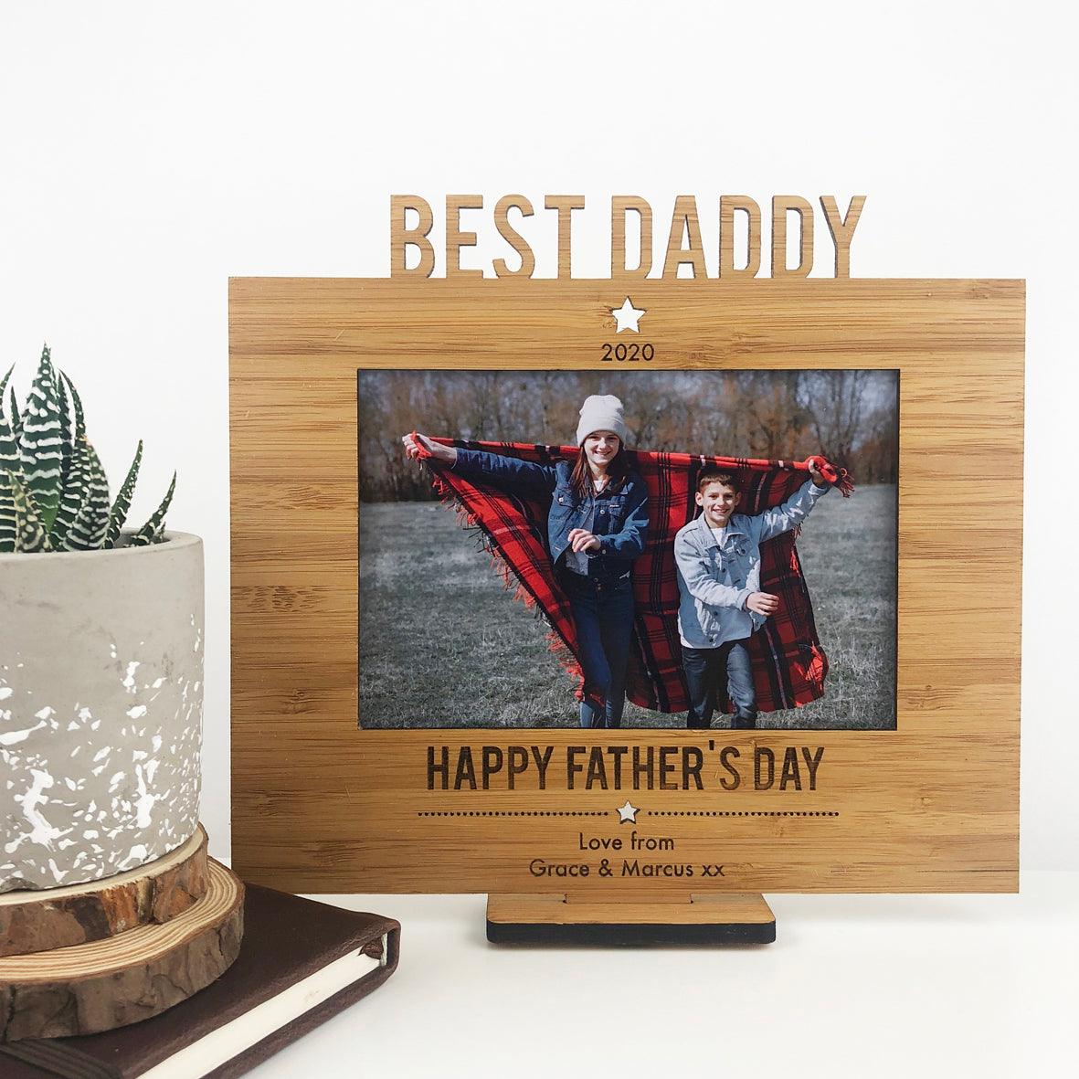Personalised Father's Day Frame and Stand
