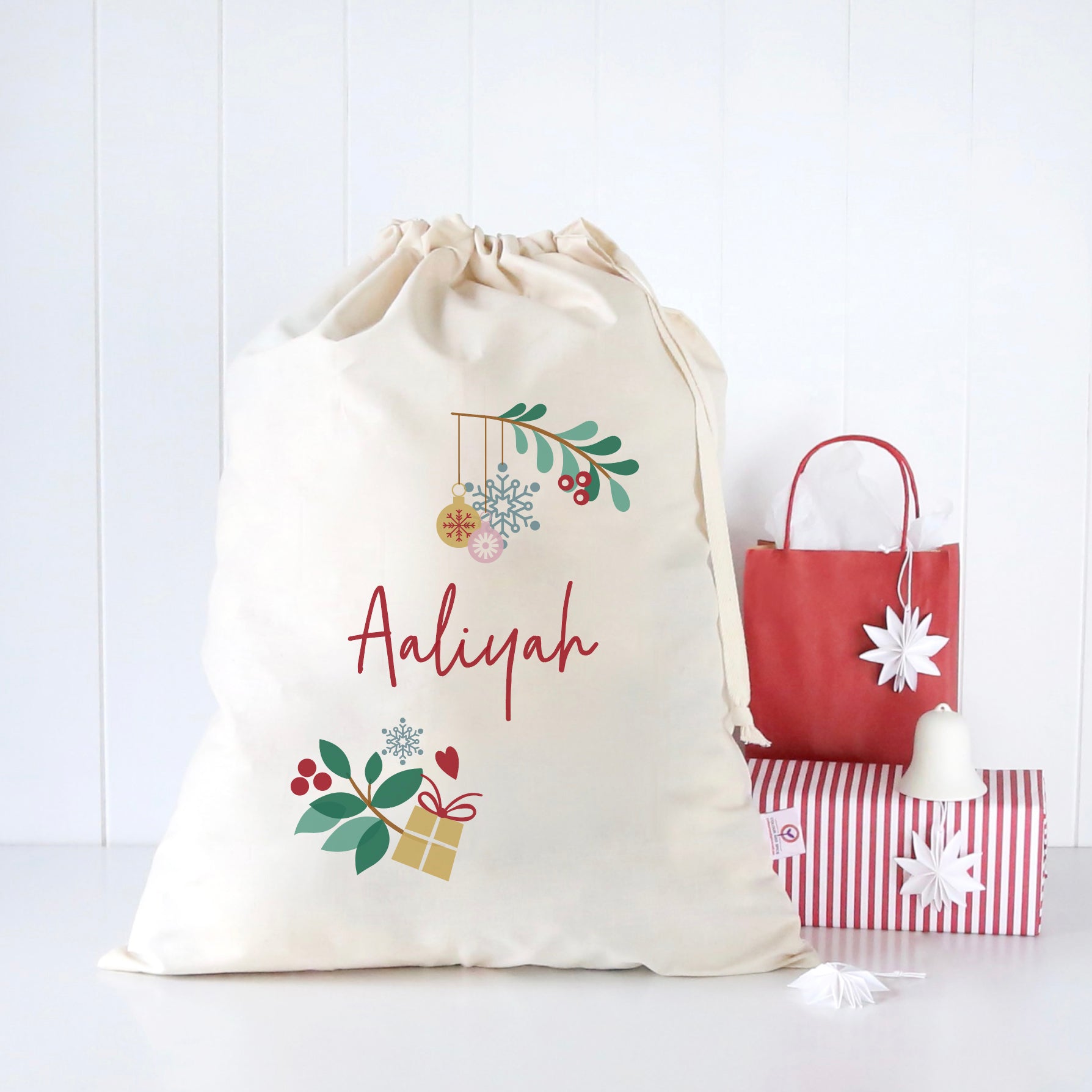 Festive Flourish Santa Sack