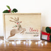 Personalised Festive Reindeer Christmas Box