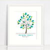 Teacher Finger Painted Tree
