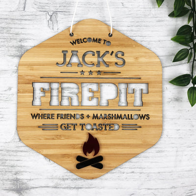 Firepit 3D Personalised Wall Hanging