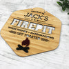 Firepit 3D Personalised Wall Hanging