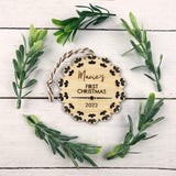Baby's First Christmas Lace Ornament