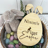 Personalised First Easter Bunny Ears Plaque