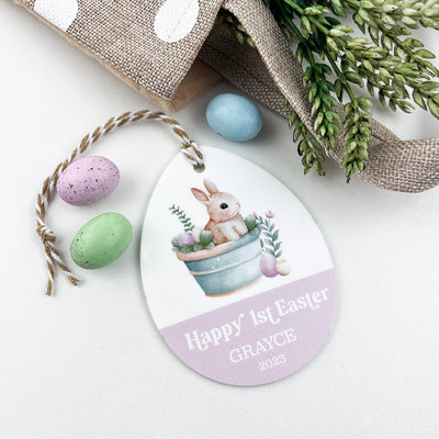 First Easter Cute Bunnies Ornament