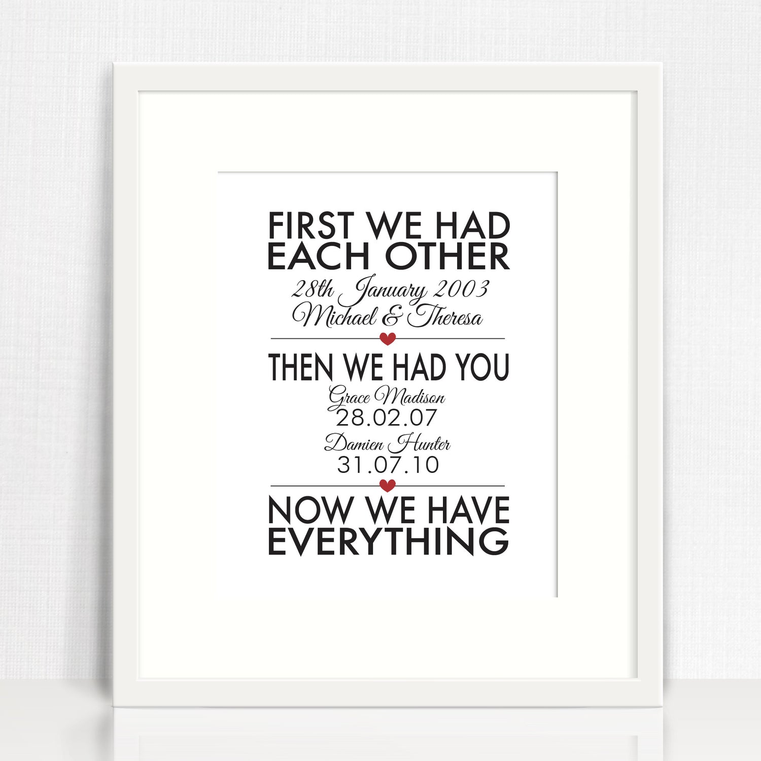 First We Had Each Other Print