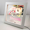 Flower Bouquet Personalised Light Frame