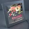 Flower Bouquet Personalised Light Frame