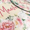 Watercolour Floral Name Plaque