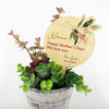 Floral Bamboo Printed Planter Stick