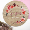 Personalised Floral Wreath Grazing Platter