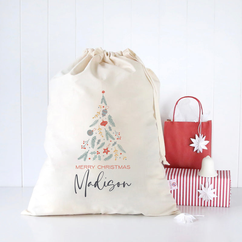 Foliage Tree Santa Sack