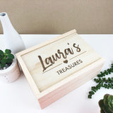 Personalised Heart Keepsake Box