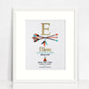 Mirror (Gold) Arrows Birth Print