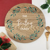 Personalised Festive Wreath Grazing Platter