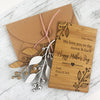 Mother's Day Bamboo Greeting Card & Envelope