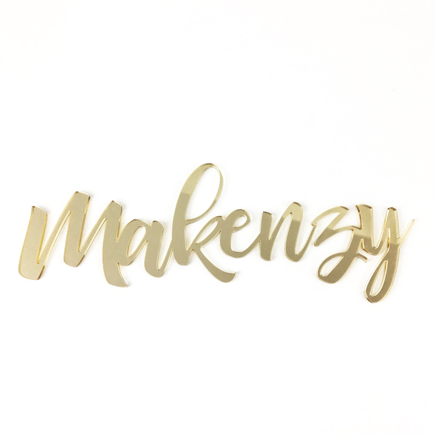 Personalised Handwritten Script Acrylic Names (various colours)