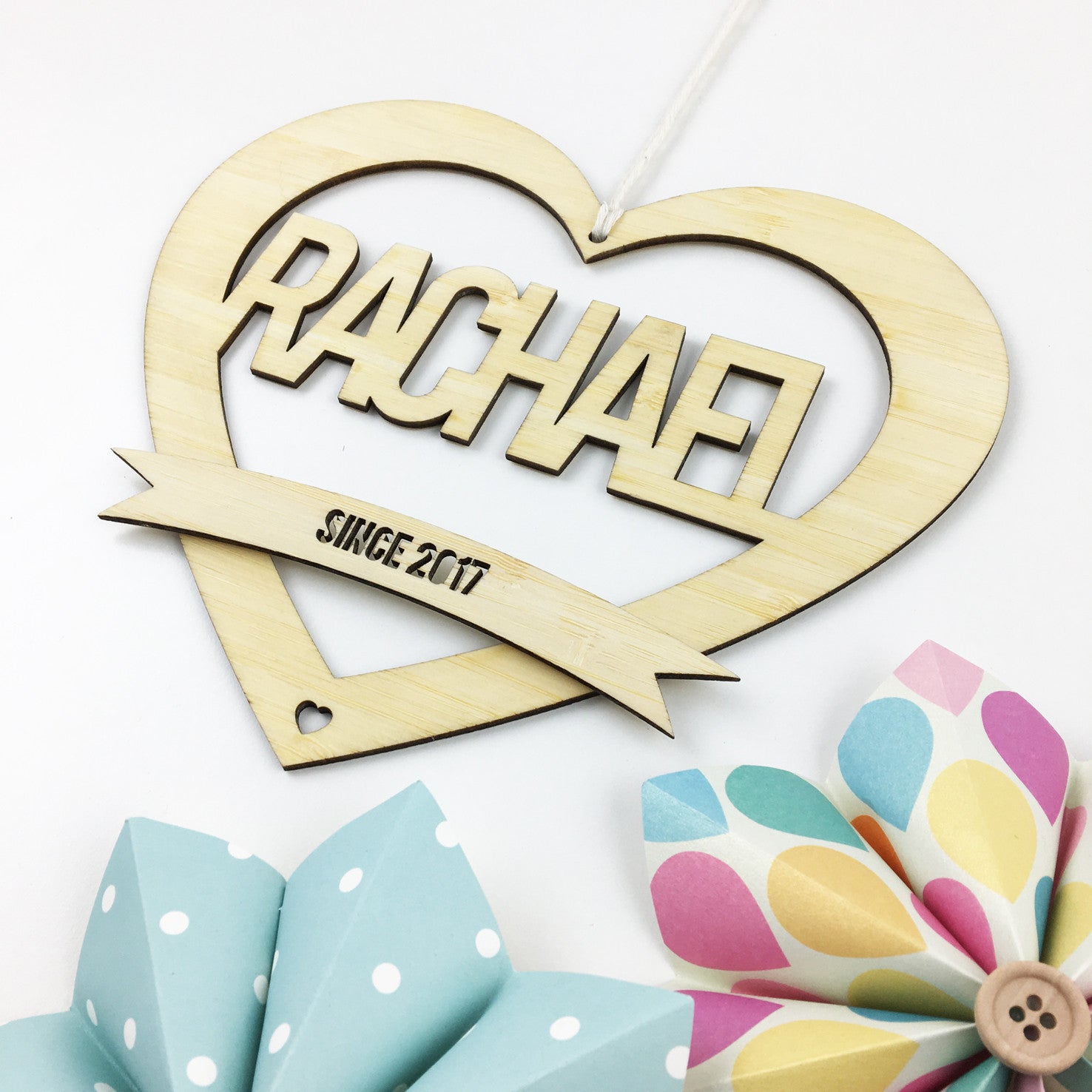 Heart Name Wall Hanging