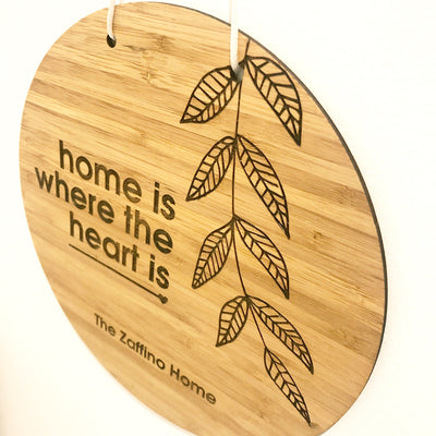 Home Is Where The Heart Is Wall Hanging