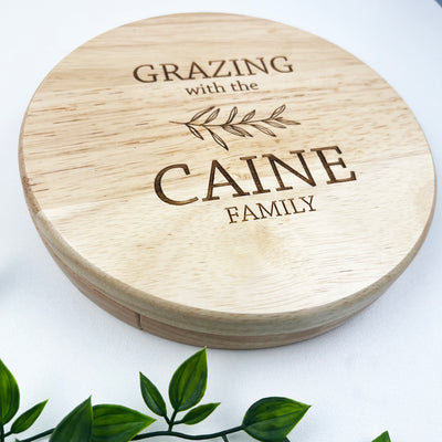 Queen Of Cheese Personalised Cheeseboard Set