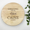 Grazing Olive Leaf Personalised Cheeseboard Set