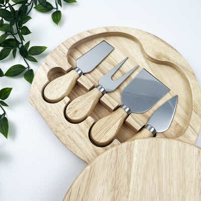 Grazing Olive Leaf Personalised Cheeseboard Set