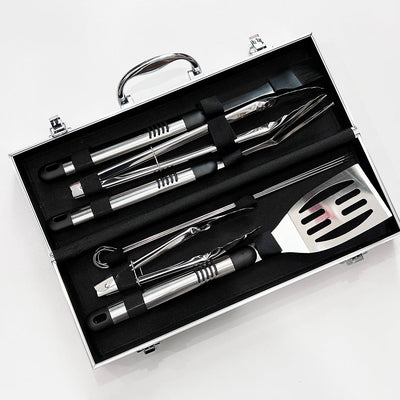 King Of The Grill Personalised 10 Piece BBQ Tool Set