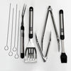 King Of The Grill Personalised 10 Piece BBQ Tool Set