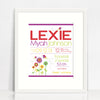 Lexie Image Birth Chart Print