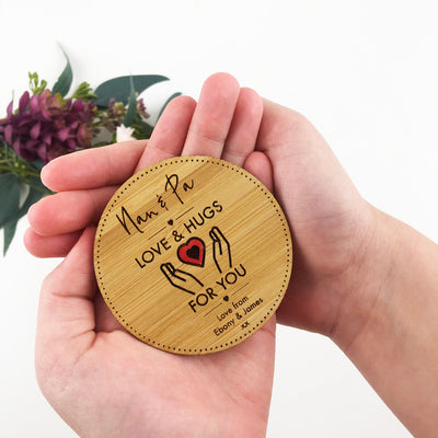 Personalised Love and Hug Tokens