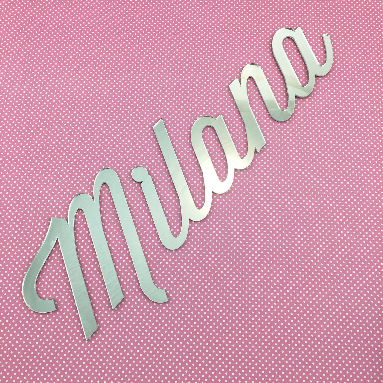 Personalised Acrylic Neat Script Names (various colours)