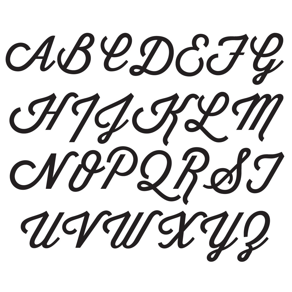 Personalised Acrylic Neat Script Names (various colours)