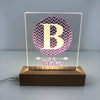 Boys Monogram Personalised Night Light