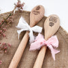 Personalised Wooden Spoons With Ribbon (2 designs)