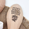 Personalised Wooden Spoons With Ribbon (2 designs)