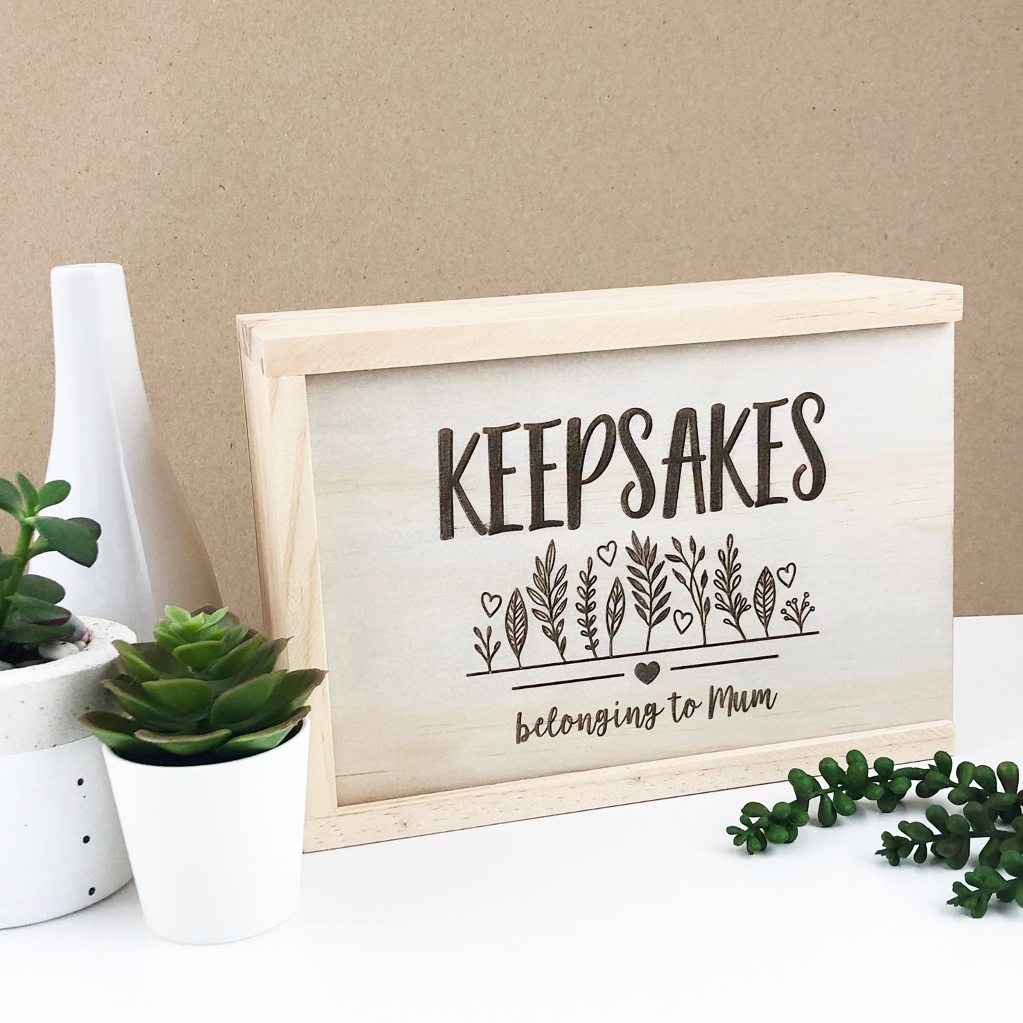 Personalised Mum's Keepsake Box